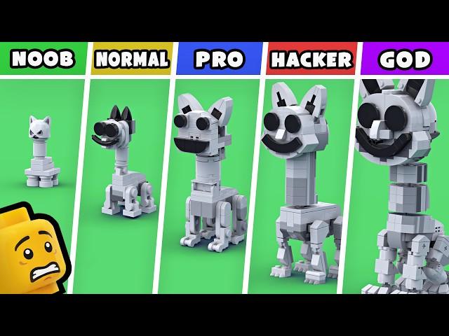 LEGO Zoonomaly: How To Build Smiling Cat? (Noob, Pro, Hacker, and God)