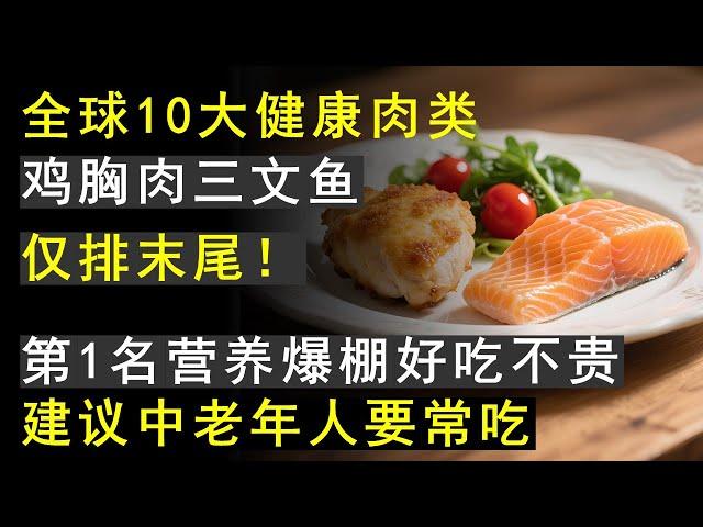 全球十大健康肉类排行榜，鸡胸肉仅排第10，第1名堪比补品，可惜很多人不知道