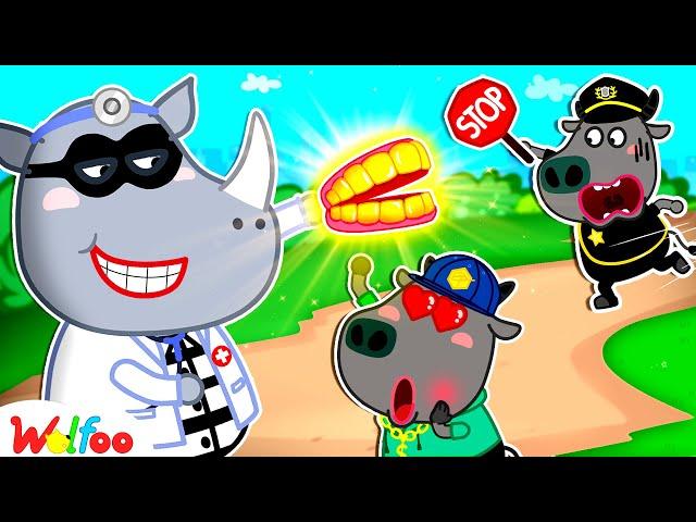 Bufo! Don't Take Gold Teeth From Fake Dentist! Stranger Danger | Safety Tips for Kids|Wolfoo Channel