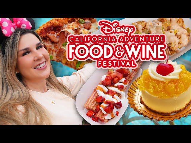 TEN FOODS YOU CAN'T MISS at Disneyland's Food & Wine Festival 2025! Disney Vlog 2025