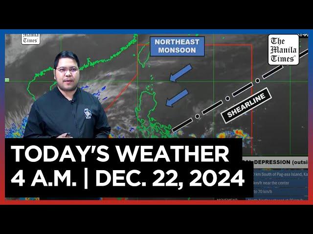 Today's Weather, 4 A.M. | Dec. 22, 2024