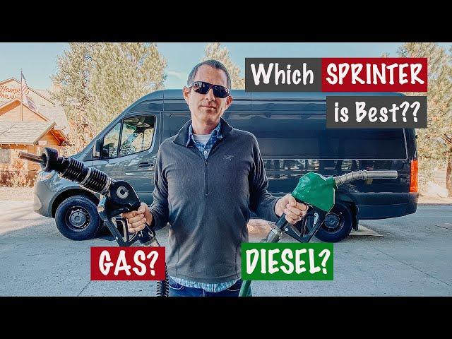 Sprinter Van Gas Engine vs Diesel  - Which is the BEST Sprinter for Your Van Build???