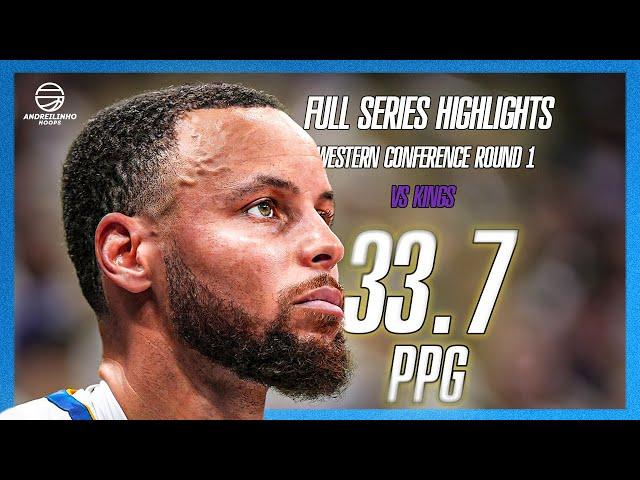 Stephen Curry Full Series Highlights vs Kings ● 2023 WC Round 1 ● 33.7 PPG! ● 1080P 60 FPS