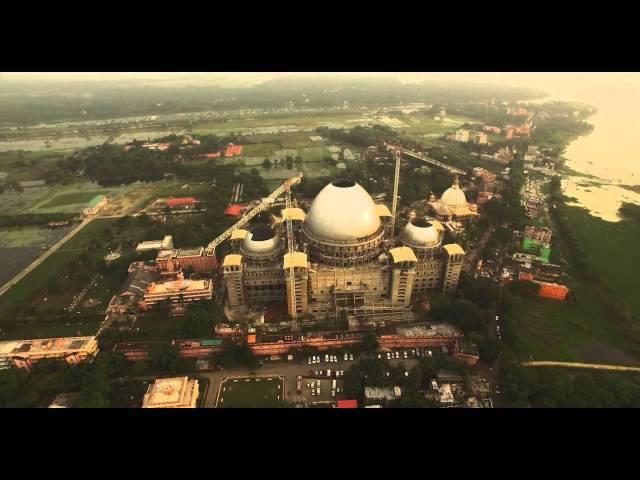 TOVP - Cinematic Aerial Footage, Mayapur Sep 2015