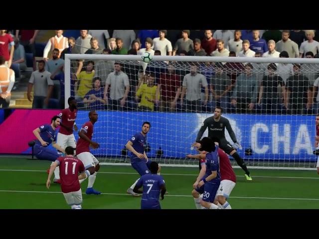 Fifa 19 PC || David Luiz long range header|| 60 FPS