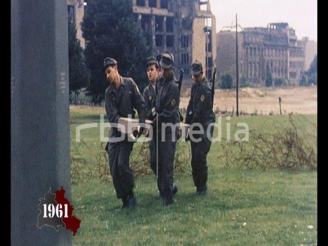 The Berlin Wall goes up - August 13, 1961