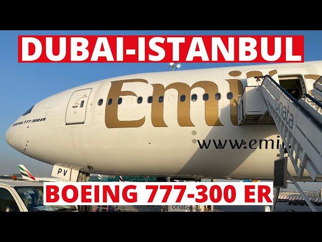 Emirates Airlines | Dubai-Istanbul | Boeing 777-300 ER | Emirates Economy class | Trip Report