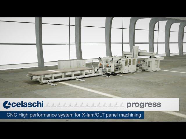 SCM celaschi sp - XLAM wall machining