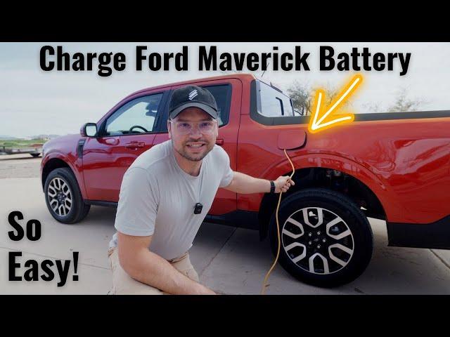 How to Charge a Ford Maverick Hybrid Battery!