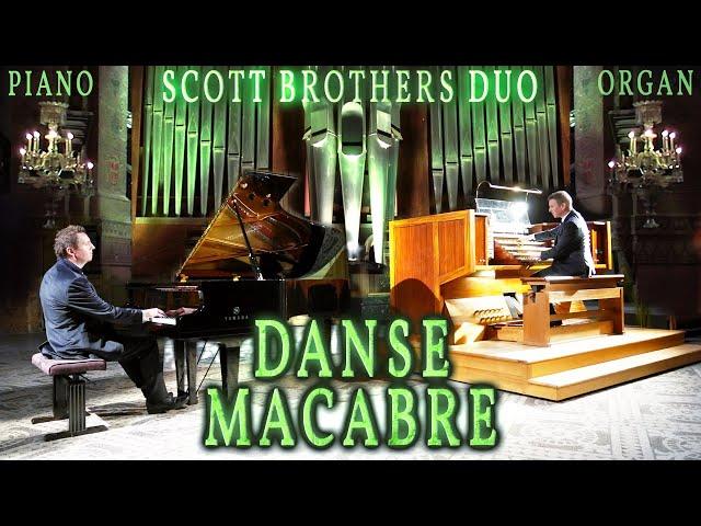 DANSE MACABRE - SAINT-SAËNS - ORGAN & PIANO - SCOTT BROTHERS DUO - ROQUEVAIRE, FRANCE