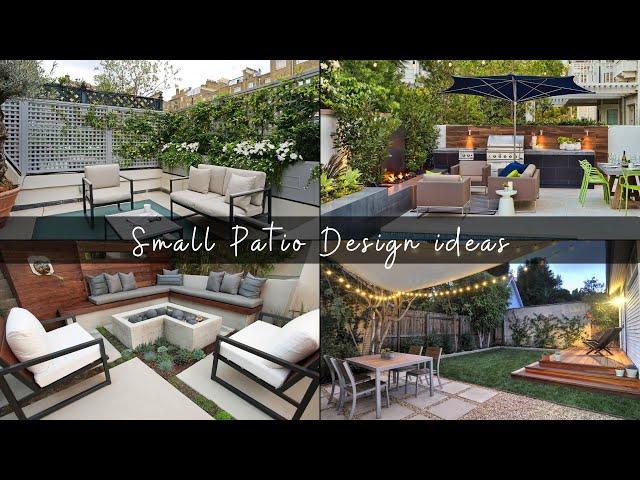 100 Small Patio Design Ideas - Landscaping Small Backyard Ideas with Firepit, Outdoor Kitchen