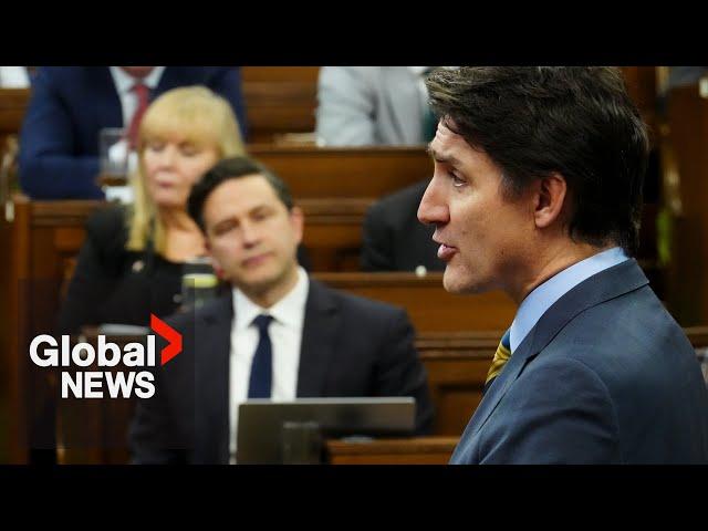 “Justinflation tagline works now better than ever”: Trudeau, Poilievre clash on carbon pricing