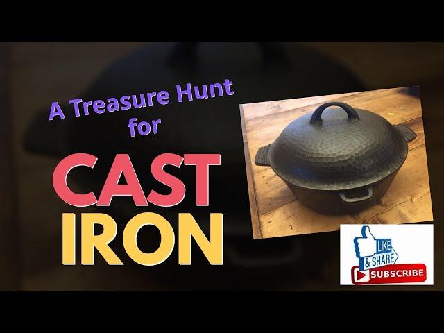 Treasure Hunt | How to IDENTIFY CAST IRON  | THRIFT WITH ME 2020