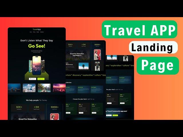 Sidee Loo Sameeyaa Travel App Landing Page WordPress Elementor - 2024