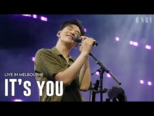 HENRY 'It's You' Live in Melbourne