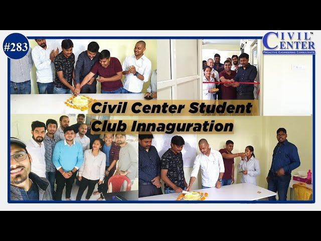 Civil Center Student Club Innaguration