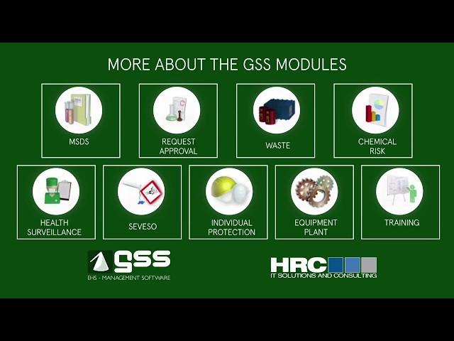 GSS is a software for Health & Safety on work (english version)