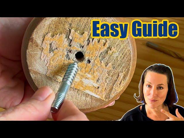 How To Use Double Ended Screws, Dowel Screws, Hanger Bolts To Connect Wood