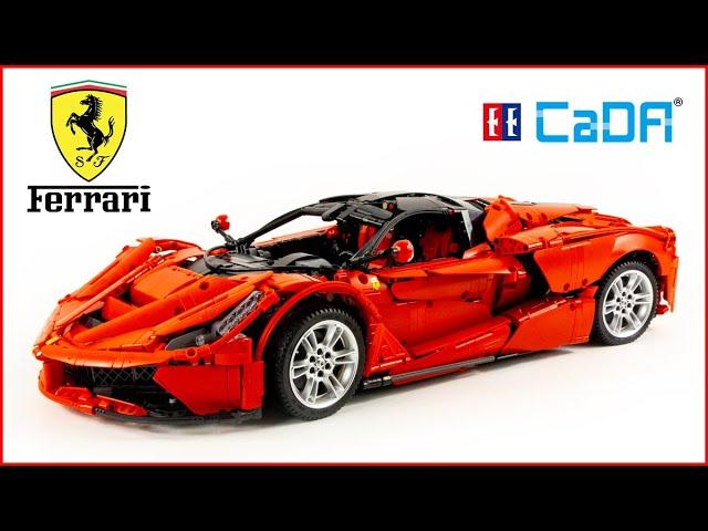 CaDA Viva Hypercar Ferrari | C61505W Speed Build for Collectors - Brick Builder