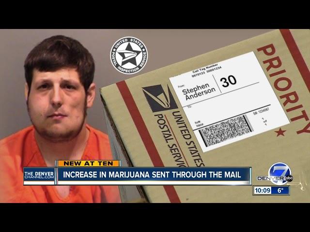 Number of packages mailed in Colorado with marijuana inside spikes