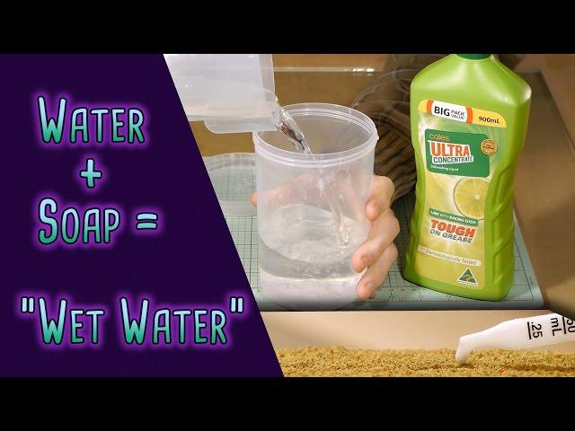 Formula for making "Wet Water" - Model Railroad Scenery