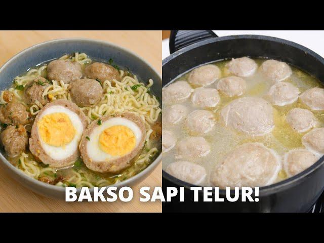 Mantep + gampang! BAKSO SAPI TELUR!