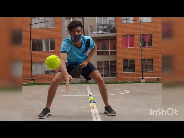 ejercicios o drill de enseñanza del fildeo y lanzamiento/sebastian solano