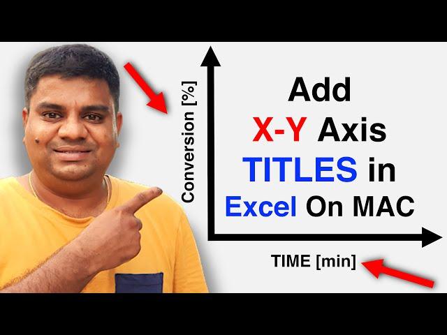 How to add Axis Title in Excel on MAC