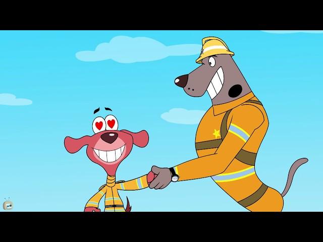 Rat A Tat Worlds Biggest Fireman Funny Animated Doggy Cartoon Kids Show For Children Chotoonz TV