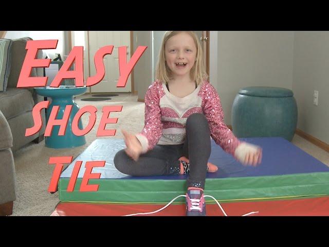 Easy Shoe Tie Method - Learn to Tie A Shoe