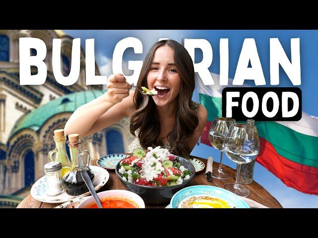 THIS IS BULGARIAN FOOD? (Sofia Bulgaria Food Tour)