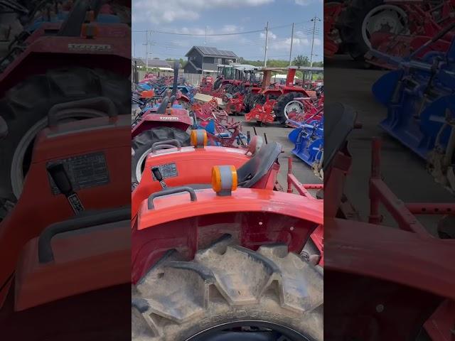 Tractors stock in Japan