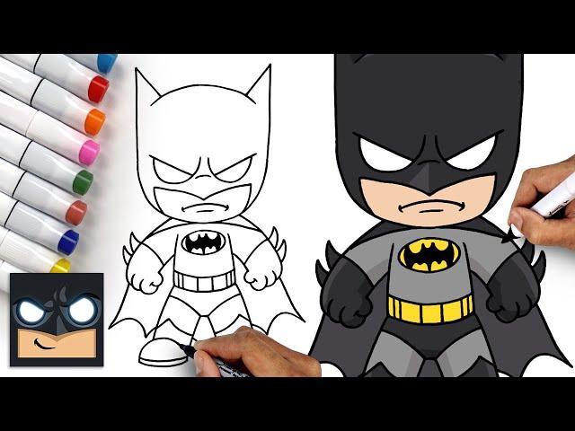 How To Draw Batman | Step by Step Tutorial