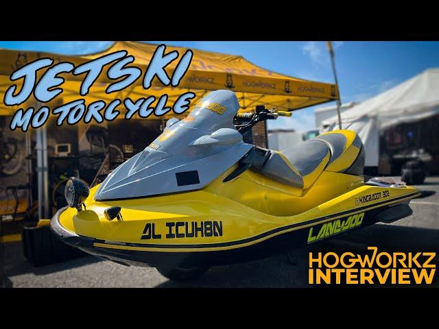 PUTTING TURN SIGNALS IN A JET-SKI MOTORCYCLE! | Ocean City Bike Week 2024 (HOGWORKZ Interview #2)