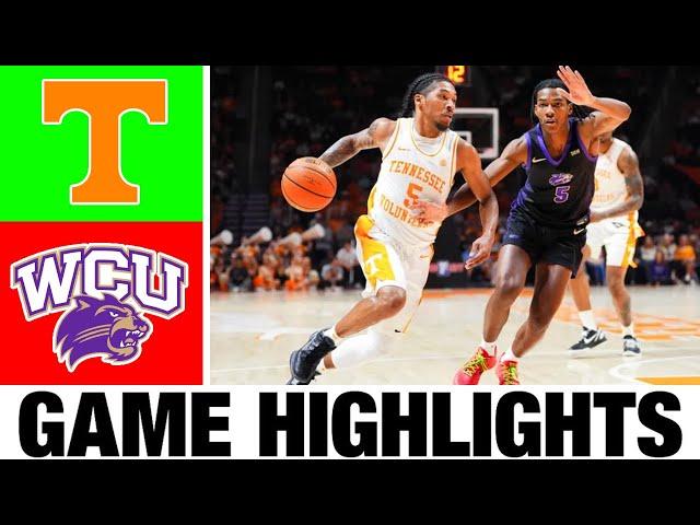 #1 Tennessee vs Western Carolina Highlights | NCAA Men's Basketball | 2024 College Basketball