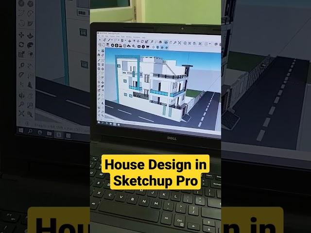 Sketchup Pro House Design | #shorts #shortsfeed House Designing Software | 3D Sketchup | Exterior 3D