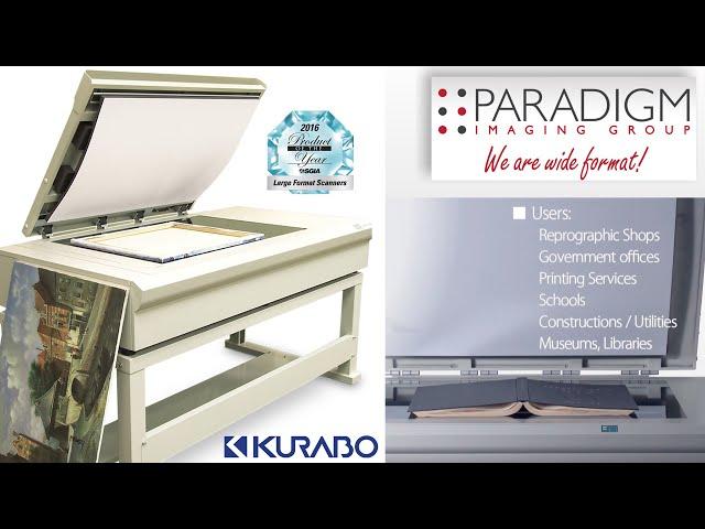 Paradigm Imaging Introduces NEW Kurabo Flatbed Large Format scanners