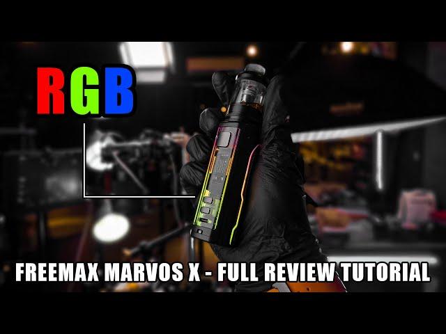 FREEMAX MARVOS X 100W KIT - Full Tutorial setup RGB