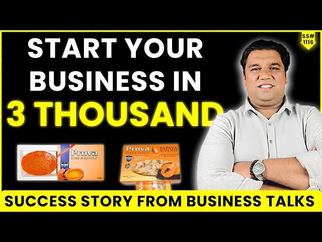 This is how he's Starting his Transparent Soap Business - Business Talks Success Story!!