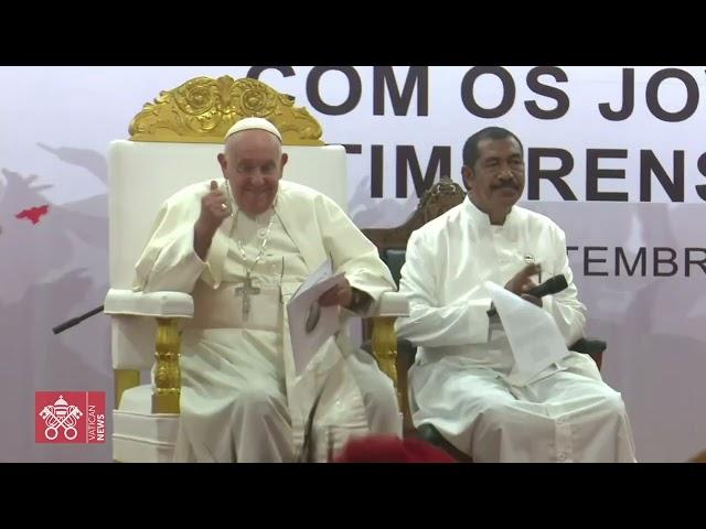 Highlights - Dili, Meeting with Young People, 11 September 2024, Pope Francis