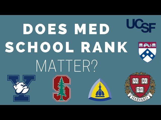 Does Med School Rank Matter?