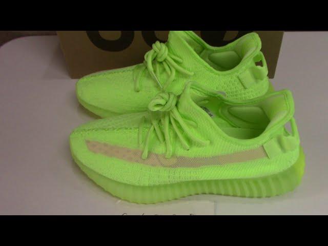 Adidas yeezy 350v2 green glow review from sneakershoebox.ru