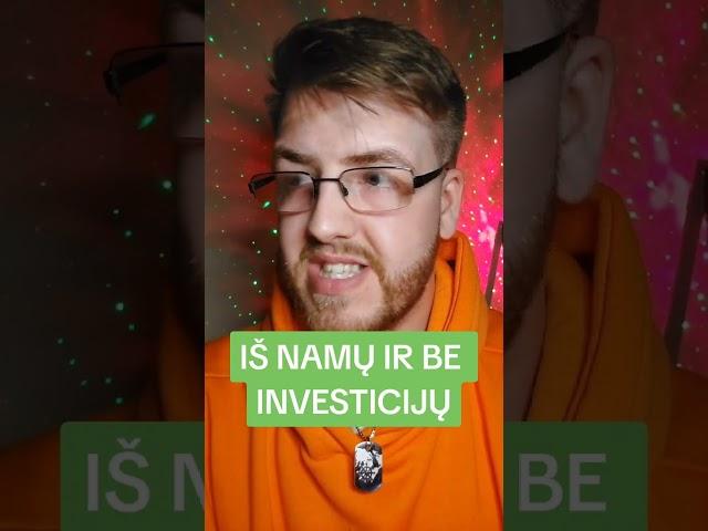 Kaip uždirbti papildomai iš namų be investicijų?