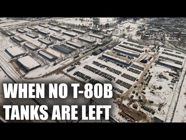 ~1,000 T-80BVs Tanks Disappear From Russian Storage Bases