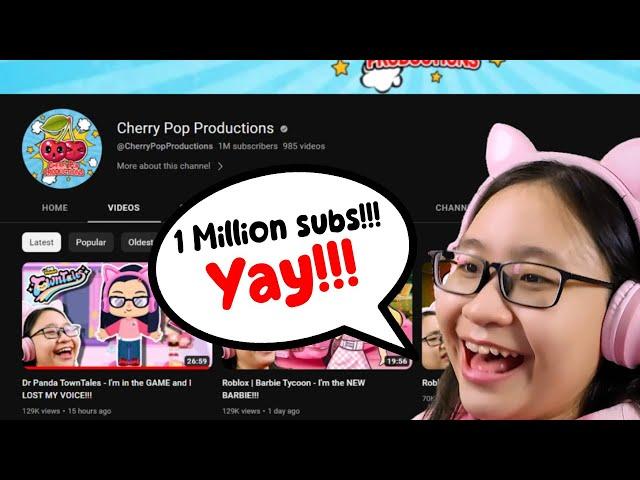 1 Million Subscribers Countdown Reaction - Yay! 1 Million Subs!!