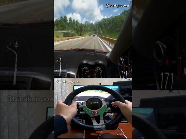 Forza Horizon 5 Crazy Driver Driving Too Fast #shorts #drive #steeringwheel ​video7