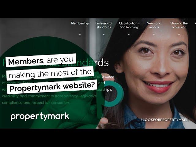 Members' guide to the Propertymark website