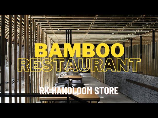 Bamboo Restaurant Design | Bamboo Hut Restaurant Manufacturers | RK Handloom Store