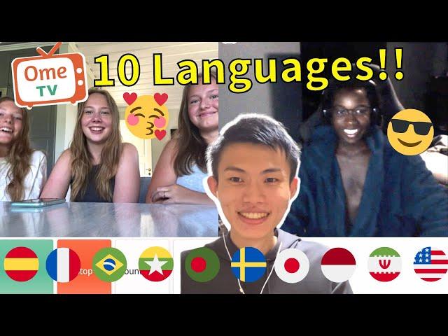 Japanese Polyglot Speaks Different Languages to Strangers on Omegle!