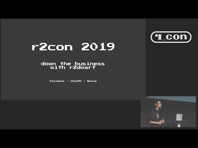 r2con2019 - Down the business with r2dwarf